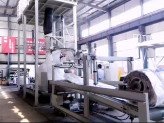 氧化鋁,PVC客戶(hù)參觀考察全自動(dòng)噸袋包裝機(jī)設(shè)備