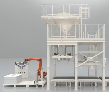 四袋系全自動(dòng)噸袋包裝機(jī)